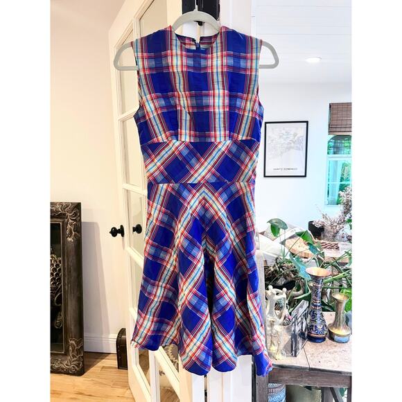Vintage Early 70's Short Plaid Dress, Rare Find - Size Small - Picture 1 of 6
